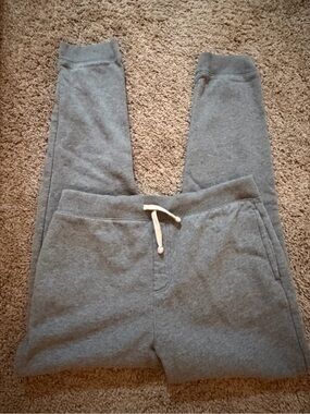 Lands' End Gray Kids' Sweatpants with Drawstring